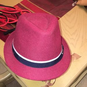 Women’s burgundy hat